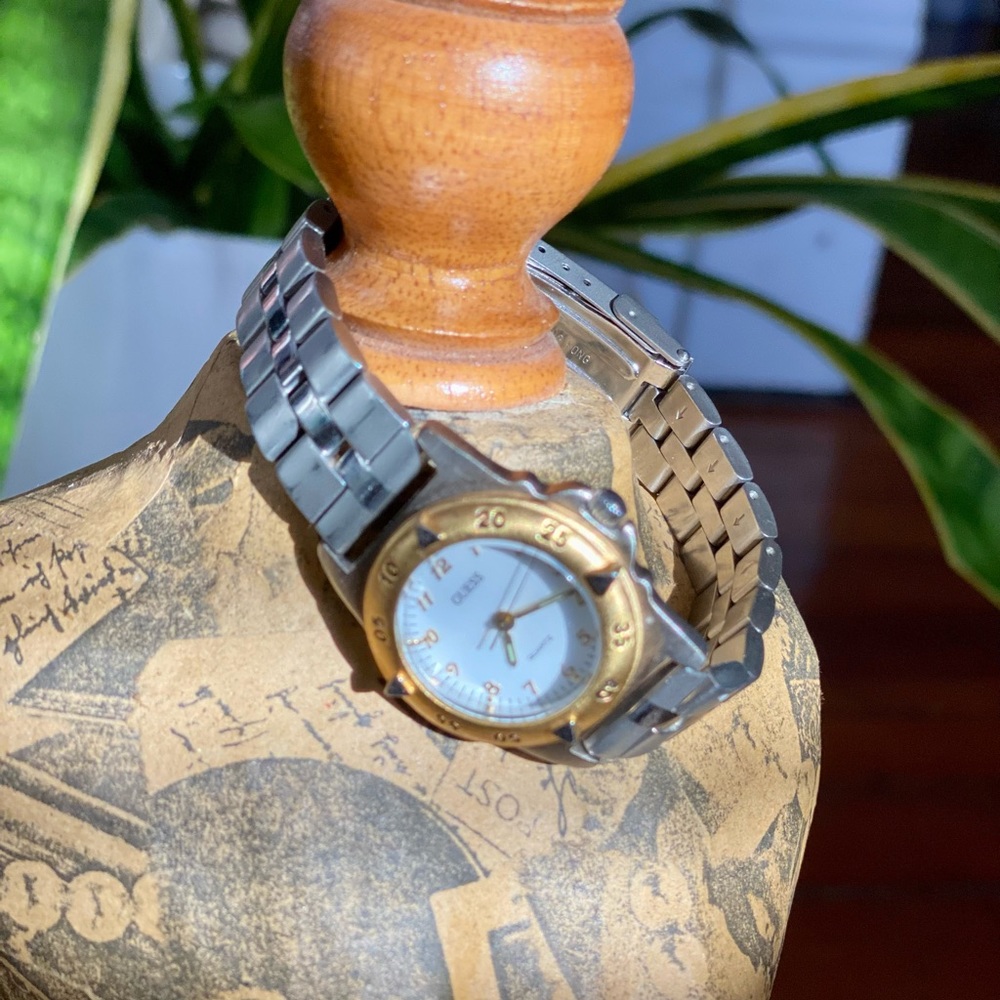 Vintage Guess Silver & Gold Tone Watch